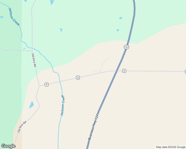 map of restaurants, bars, coffee shops, grocery stores, and more near County Highway 5 in Elco