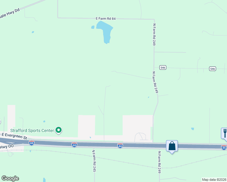 map of restaurants, bars, coffee shops, grocery stores, and more near 4502 Gillespie Lane in Greene County
