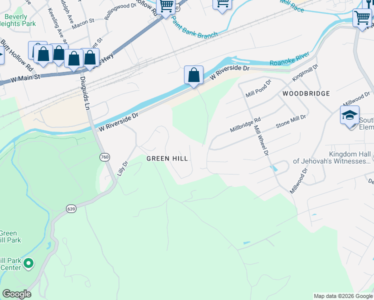 map of restaurants, bars, coffee shops, grocery stores, and more near 3144 Isabel Ln in Salem