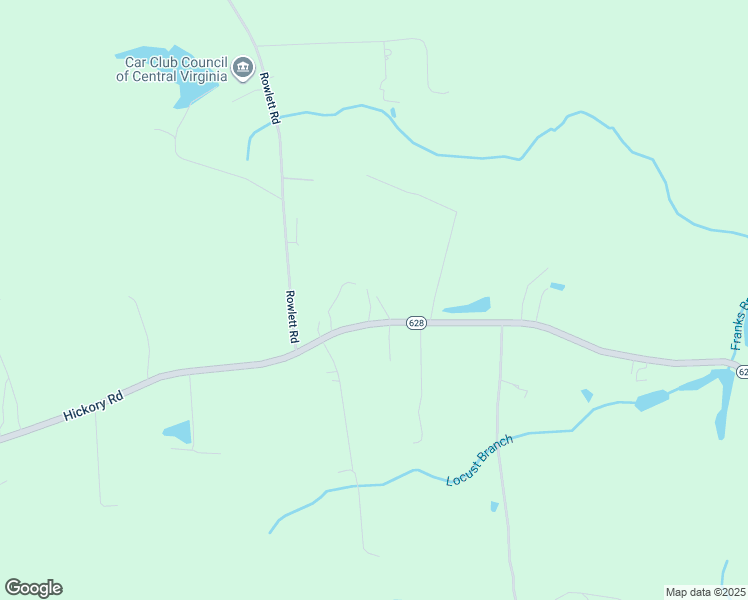 map of restaurants, bars, coffee shops, grocery stores, and more near 9116 Hickory Road in Petersburg