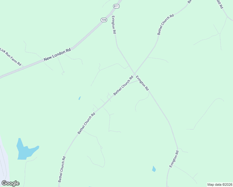 map of restaurants, bars, coffee shops, grocery stores, and more near 104 Woodcleft Circle in Evington