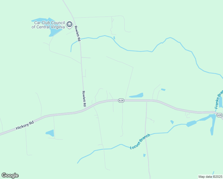 map of restaurants, bars, coffee shops, grocery stores, and more near 9116 Hickory Road in Petersburg