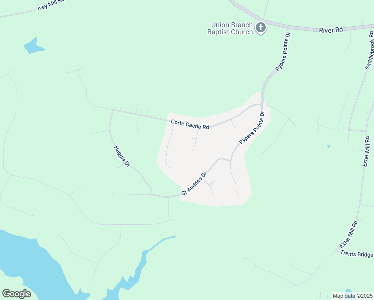 map of restaurants, bars, coffee shops, grocery stores, and more near 15624 Corte Castle Court in Chesterfield