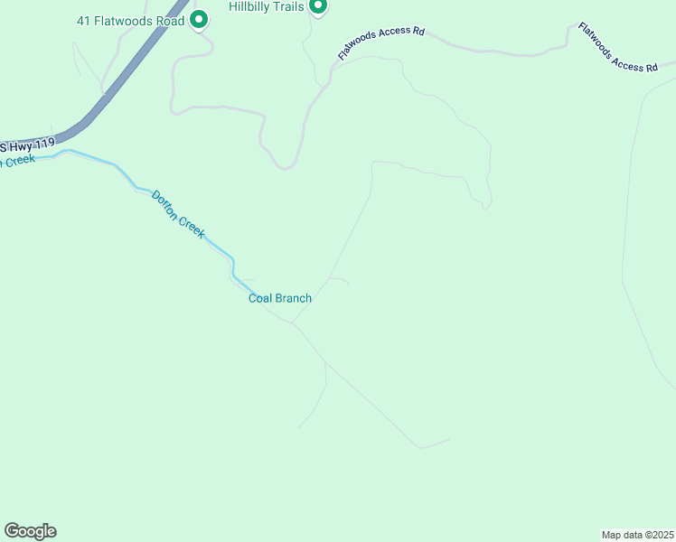 map of restaurants, bars, coffee shops, grocery stores, and more near 16-72 Coal Branch Road in Shelby Gap