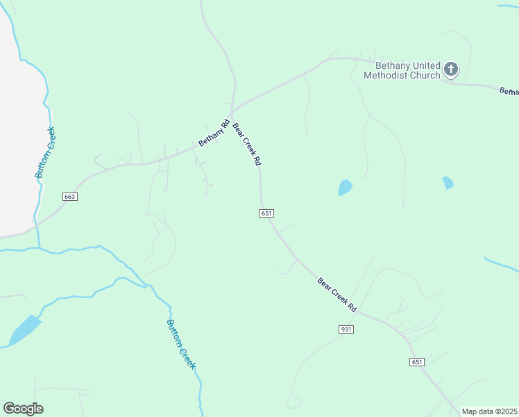map of restaurants, bars, coffee shops, grocery stores, and more near 1573 Bear Creek Road in Rustburg