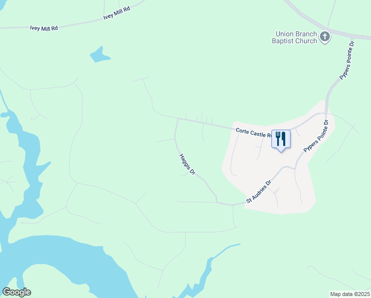 map of restaurants, bars, coffee shops, grocery stores, and more near 15713 Haggis Drive in Chesterfield