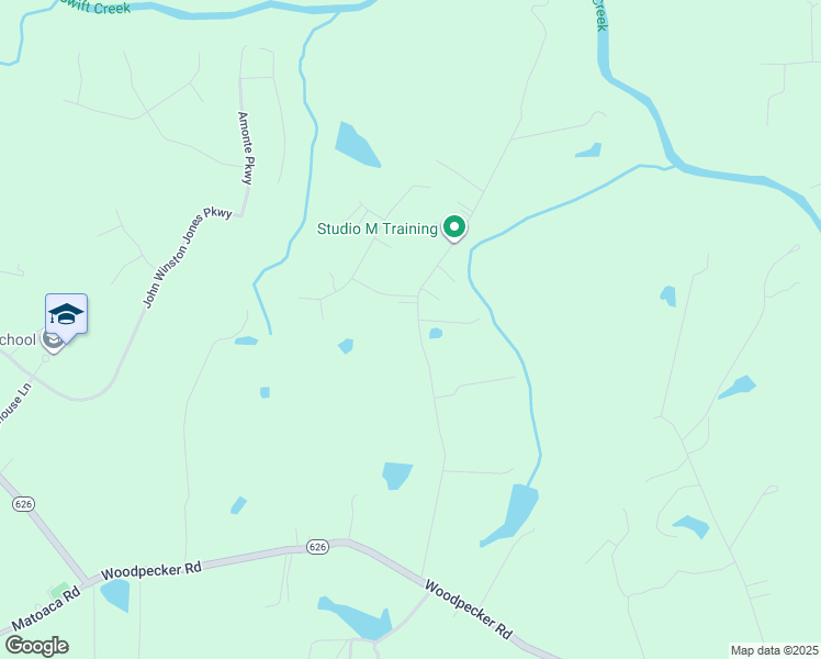 map of restaurants, bars, coffee shops, grocery stores, and more near 17618 Elko Rd in Petersburg