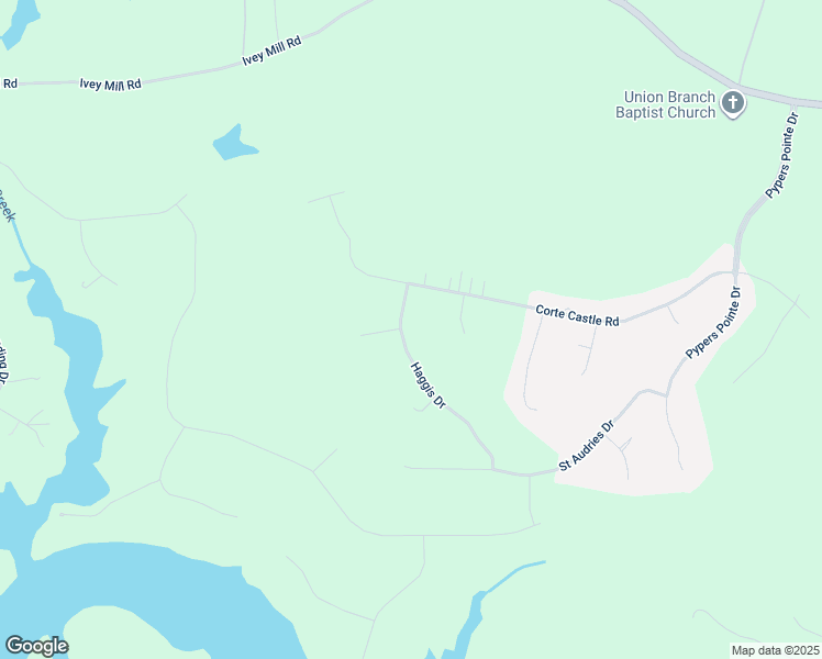 map of restaurants, bars, coffee shops, grocery stores, and more near 15701 Haggis Drive in Chesterfield