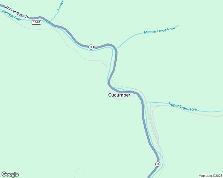map of restaurants, bars, coffee shops, grocery stores, and more near Cucumber Hill Road in Berwind
