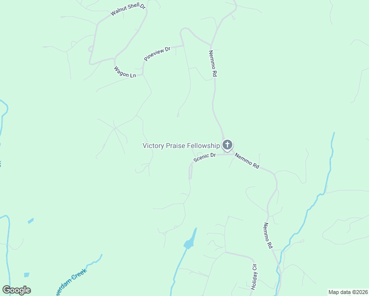 map of restaurants, bars, coffee shops, grocery stores, and more near 113-127 Scenic Drive in Vinton