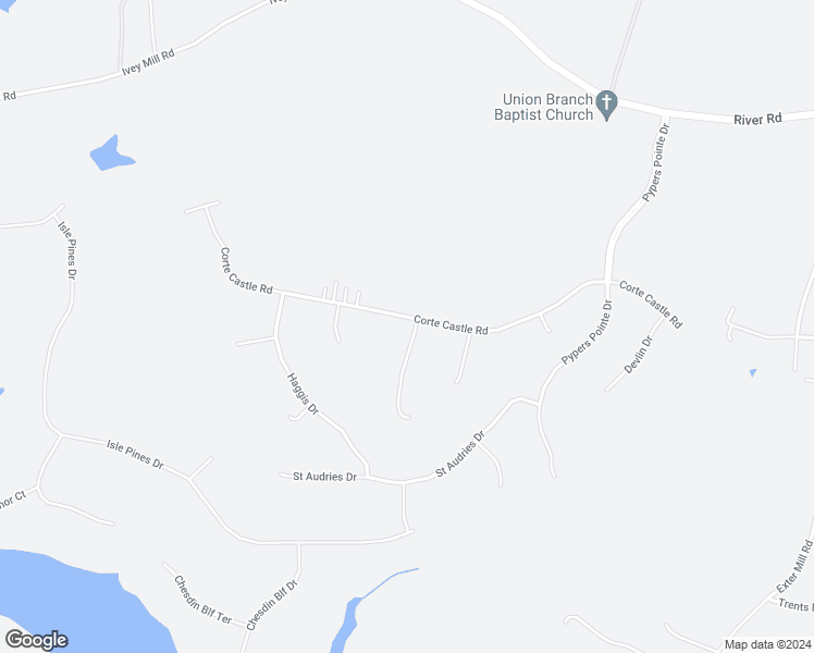 map of restaurants, bars, coffee shops, grocery stores, and more near 15600 Corte Castle Road in Chesterfield