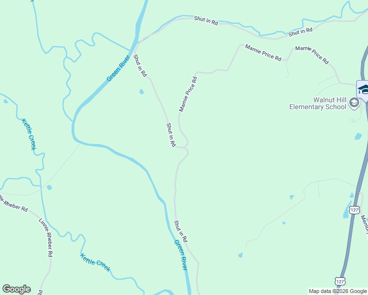 map of restaurants, bars, coffee shops, grocery stores, and more near 58 Mamie Price Road in Liberty