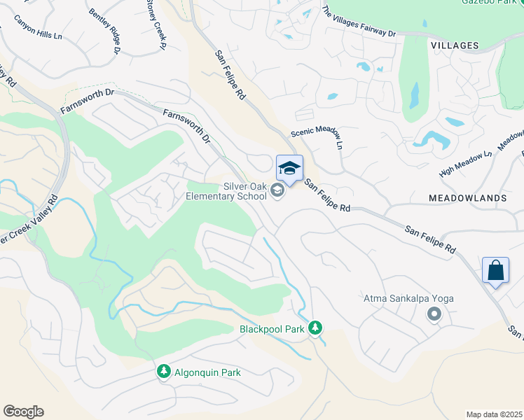map of restaurants, bars, coffee shops, grocery stores, and more near 5930 Exeter Court in San Jose