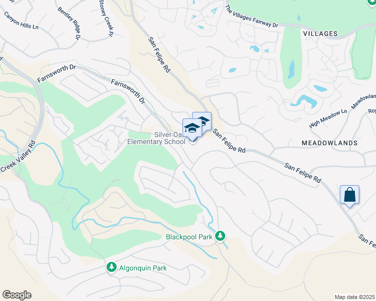 map of restaurants, bars, coffee shops, grocery stores, and more near 5930 Exeter Court in San Jose