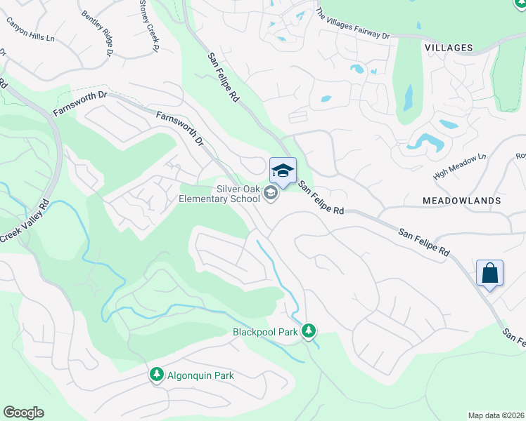map of restaurants, bars, coffee shops, grocery stores, and more near 5930 Exeter Court in San Jose
