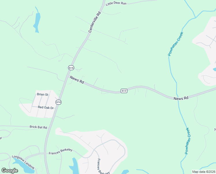 map of restaurants, bars, coffee shops, grocery stores, and more near 3493 News Road in Williamsburg