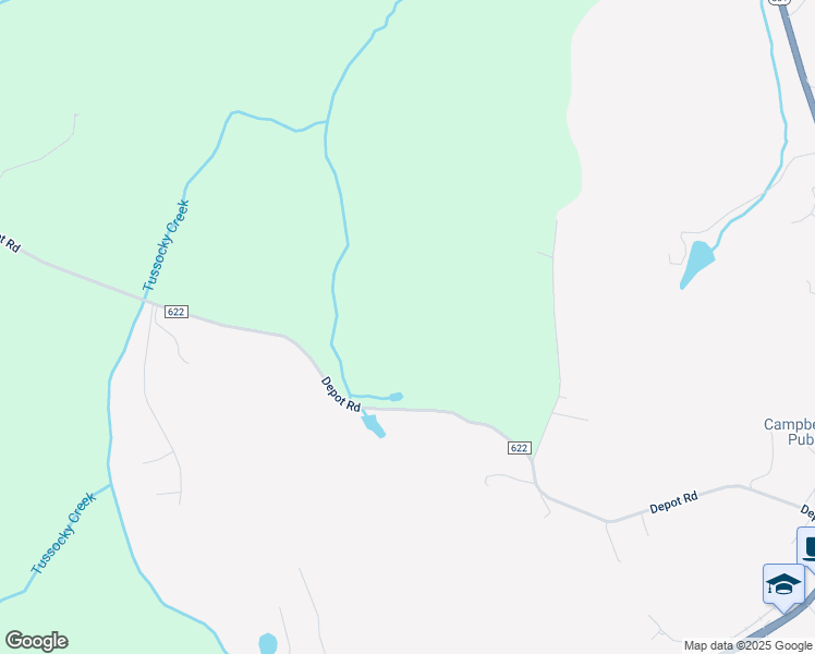 map of restaurants, bars, coffee shops, grocery stores, and more near 1011 Depot Road in Rustburg