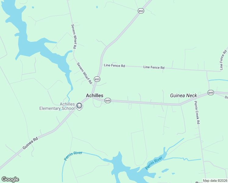 map of restaurants, bars, coffee shops, grocery stores, and more near 9323 Maryus Road in Gloucester