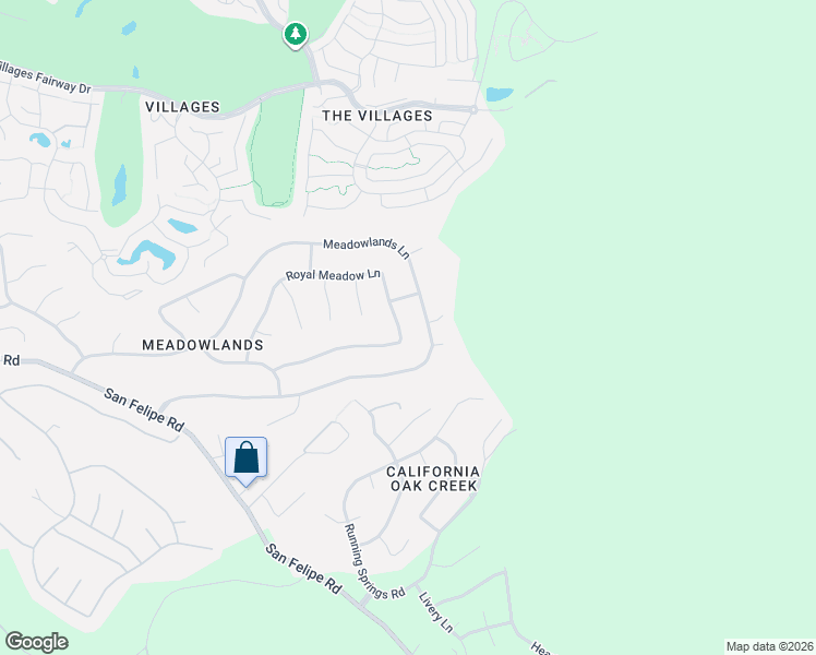 map of restaurants, bars, coffee shops, grocery stores, and more near 3494 Meadowlands Lane in San Jose