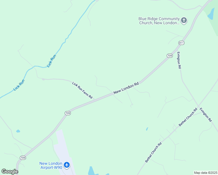 map of restaurants, bars, coffee shops, grocery stores, and more near 1055 Sunray Drive in Forest