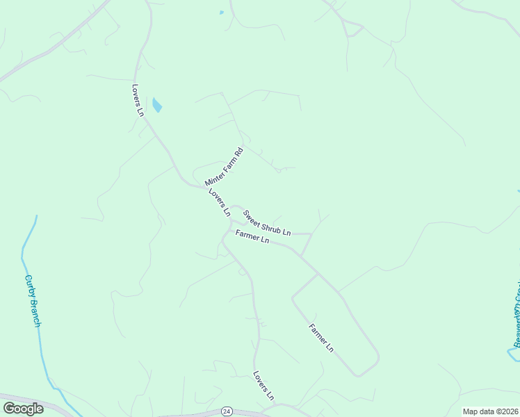 map of restaurants, bars, coffee shops, grocery stores, and more near 114 Sweet Shrub Lane in Vinton