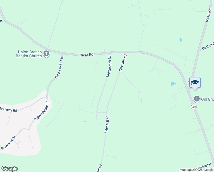 map of restaurants, bars, coffee shops, grocery stores, and more near 15525 Saddlebrook Road in Chesterfield