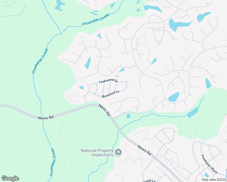 map of restaurants, bars, coffee shops, grocery stores, and more near 4101 Silverwood Drive in Williamsburg