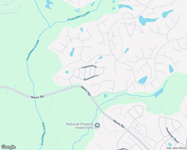 map of restaurants, bars, coffee shops, grocery stores, and more near 4101 Silverwood Drive in Williamsburg