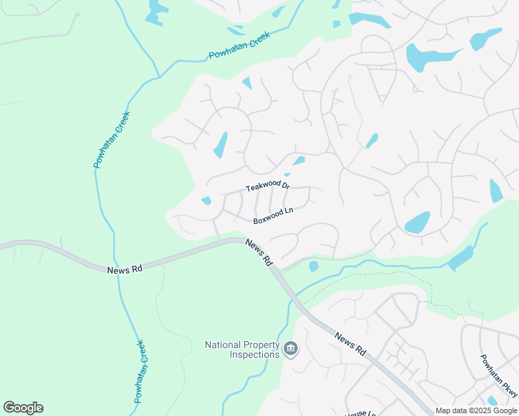 map of restaurants, bars, coffee shops, grocery stores, and more near 4012 Oakwood Drive in Williamsburg