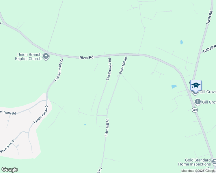 map of restaurants, bars, coffee shops, grocery stores, and more near 15506 Saddlebrook Road in Chesterfield