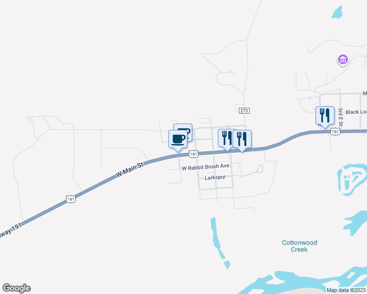 map of restaurants, bars, coffee shops, grocery stores, and more near 65 Willow Street in Bluff