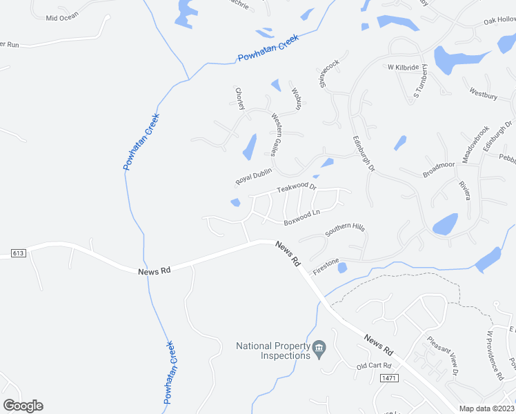 map of restaurants, bars, coffee shops, grocery stores, and more near 4020 Driftwood Way in Williamsburg