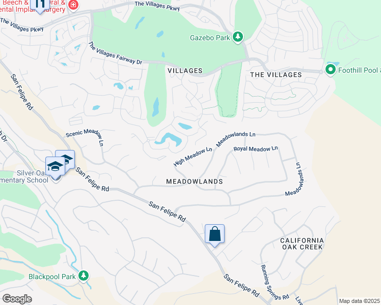 map of restaurants, bars, coffee shops, grocery stores, and more near 8331 Pinotage Court in San Jose