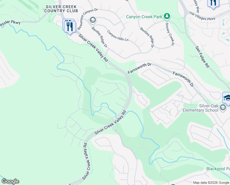 map of restaurants, bars, coffee shops, grocery stores, and more near 2011 Spanish Bay Court in San Jose