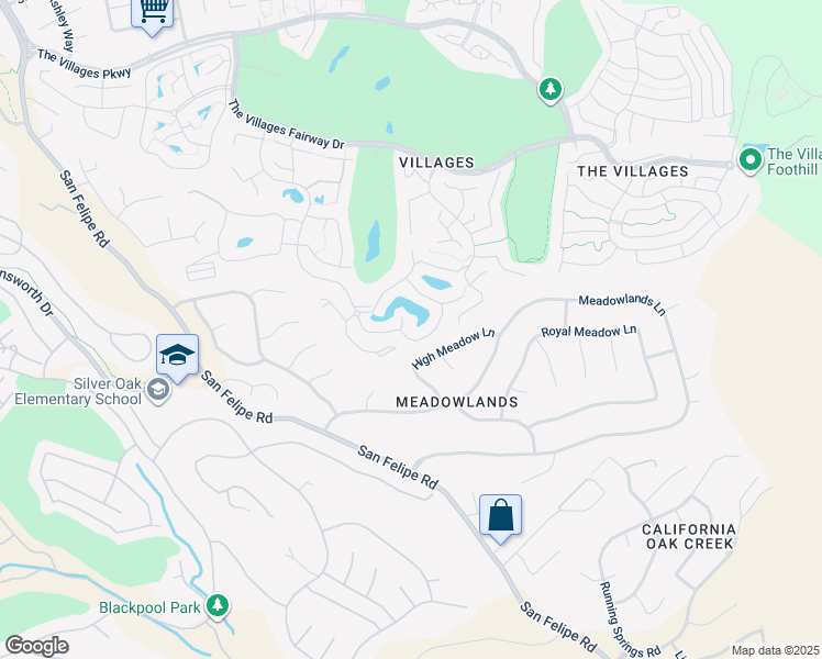 map of restaurants, bars, coffee shops, grocery stores, and more near 8423 Chenin Blanc Lane in San Jose