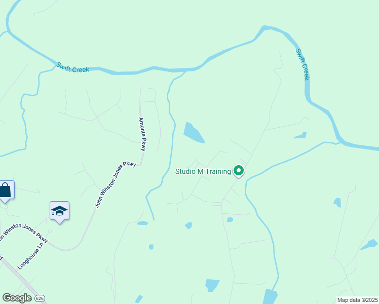 map of restaurants, bars, coffee shops, grocery stores, and more near 5218 Thornwood Court in Petersburg