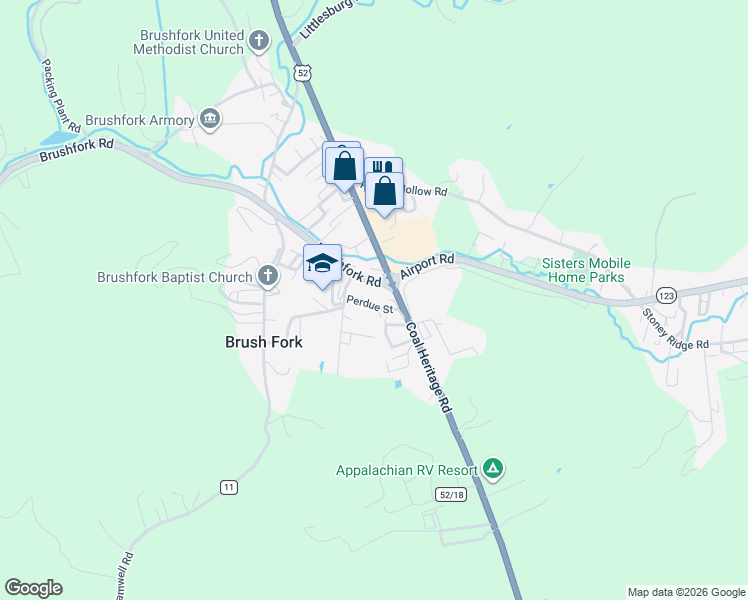 map of restaurants, bars, coffee shops, grocery stores, and more near in Mercer County