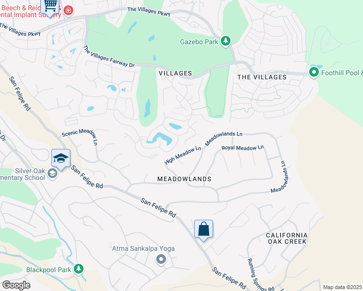 map of restaurants, bars, coffee shops, grocery stores, and more near 8331 Pinotage Court in San Jose