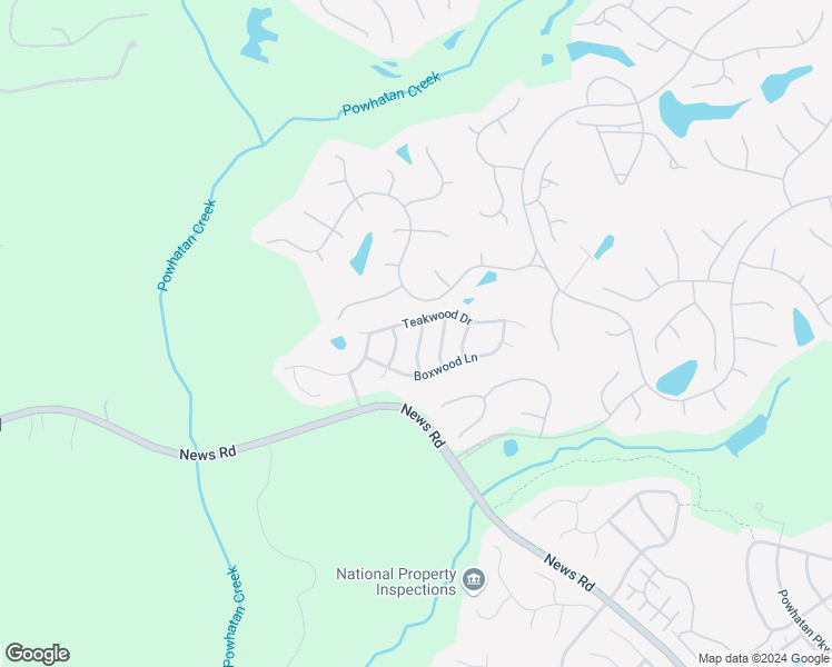 map of restaurants, bars, coffee shops, grocery stores, and more near 4025 Oakwood Drive in Williamsburg