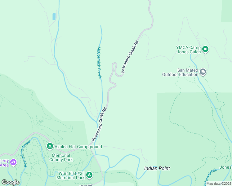 map of restaurants, bars, coffee shops, grocery stores, and more near 10170 Pescadero Creek Road in Loma Mar
