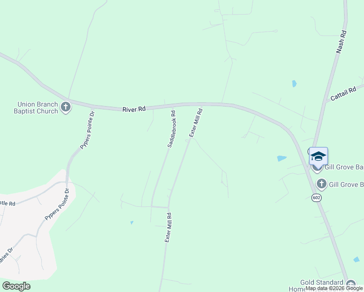 map of restaurants, bars, coffee shops, grocery stores, and more near 15500 Exter Mill Road in Chesterfield