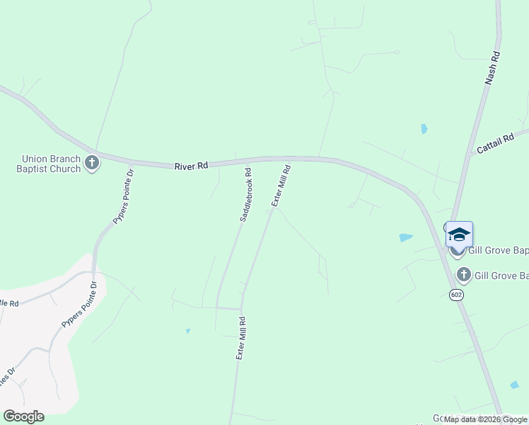 map of restaurants, bars, coffee shops, grocery stores, and more near 15500 Exter Mill Road in Chesterfield