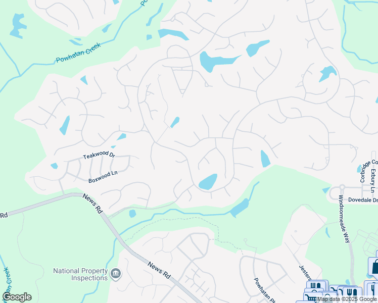 map of restaurants, bars, coffee shops, grocery stores, and more near 141 Broadmoor in Williamsburg