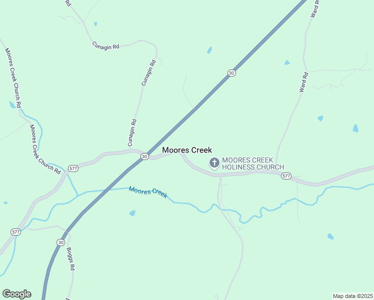 map of restaurants, bars, coffee shops, grocery stores, and more near in Moores Creek