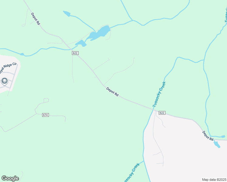 map of restaurants, bars, coffee shops, grocery stores, and more near 2091 Depot Road in Rustburg
