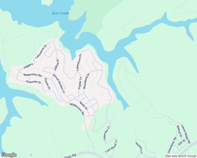 map of restaurants, bars, coffee shops, grocery stores, and more near 301-499 Lakeshore Drive in Edmonson