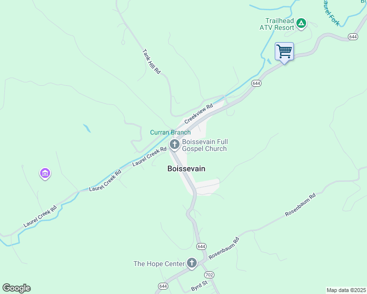 map of restaurants, bars, coffee shops, grocery stores, and more near Mac Street in Boissevain