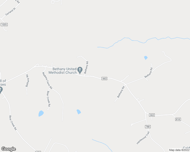 map of restaurants, bars, coffee shops, grocery stores, and more near 2904 Bethany Road in Rustburg