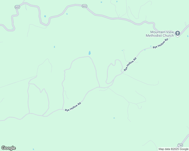 map of restaurants, bars, coffee shops, grocery stores, and more near 1059 Rye Hollow Road in Pearisburg