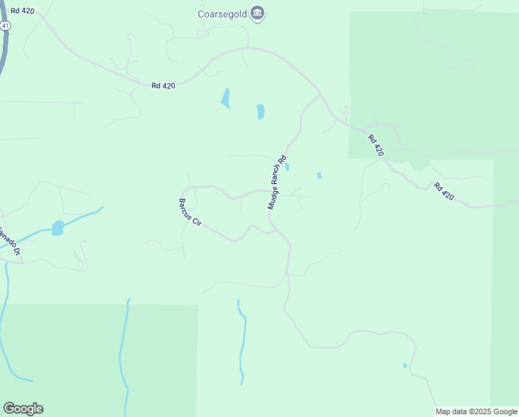 map of restaurants, bars, coffee shops, grocery stores, and more near 36820 Mudge Ranch Road in Coarsegold
